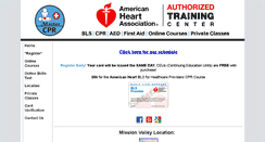 Desktop Screenshot of imastercpr.com